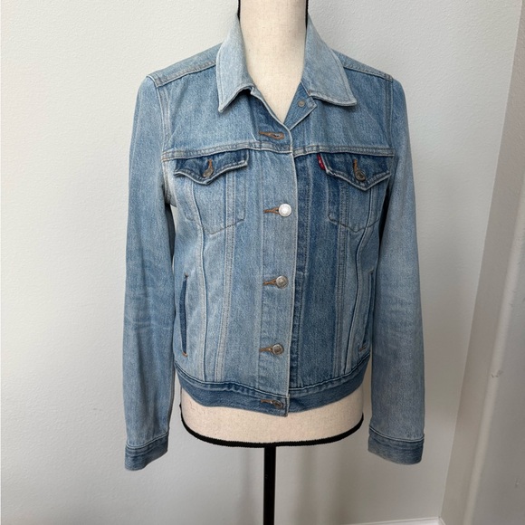 Levi's Patchwork Mixed Wash Denim Jacket - Picture 2 of 11
